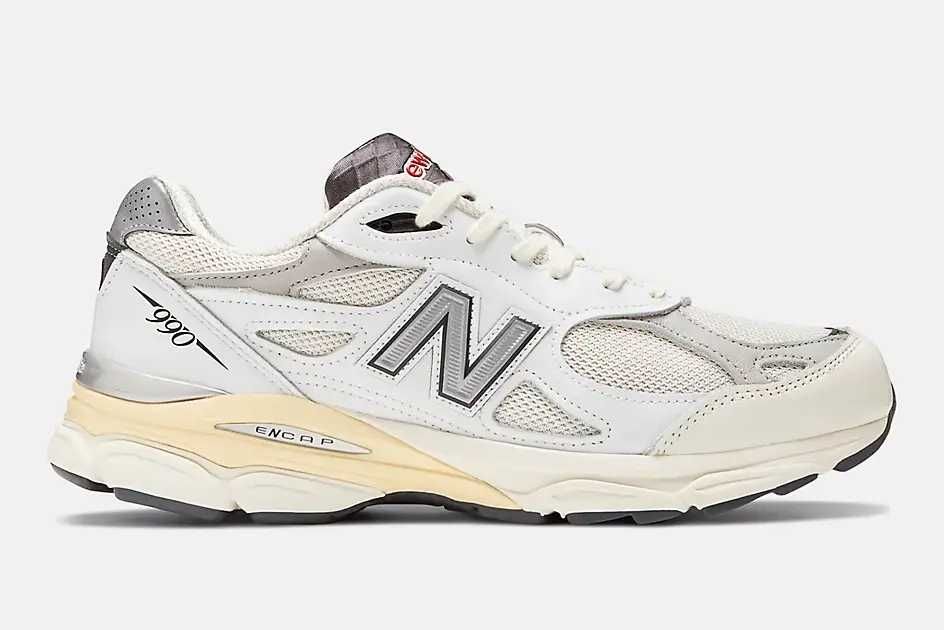【スニダンで購入可】7/9・7/13発売 New Balance 990V3 "Sea Salt/Rain Cloud" 抽選/定価/販売店舗まとめ 6枚目