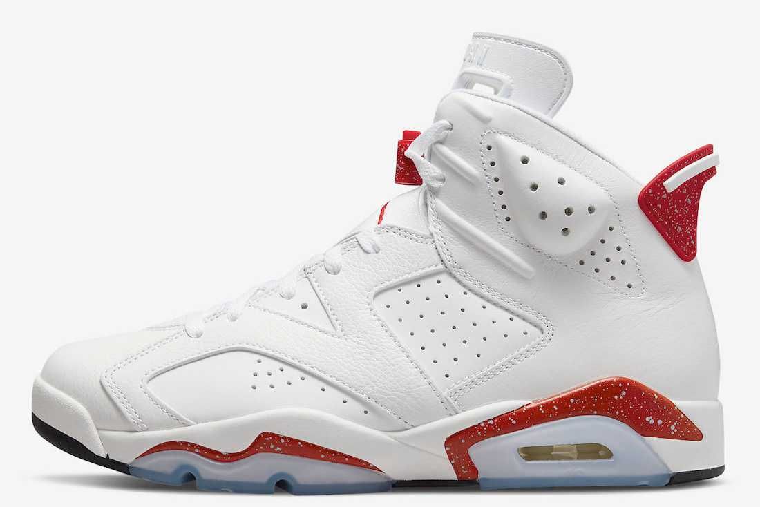 【スニダンで購入可】6/4発売 Nike Air Jordan 6 "White and University Red/Red Oreo" 抽選/定価/販売店舗まとめ 5枚目