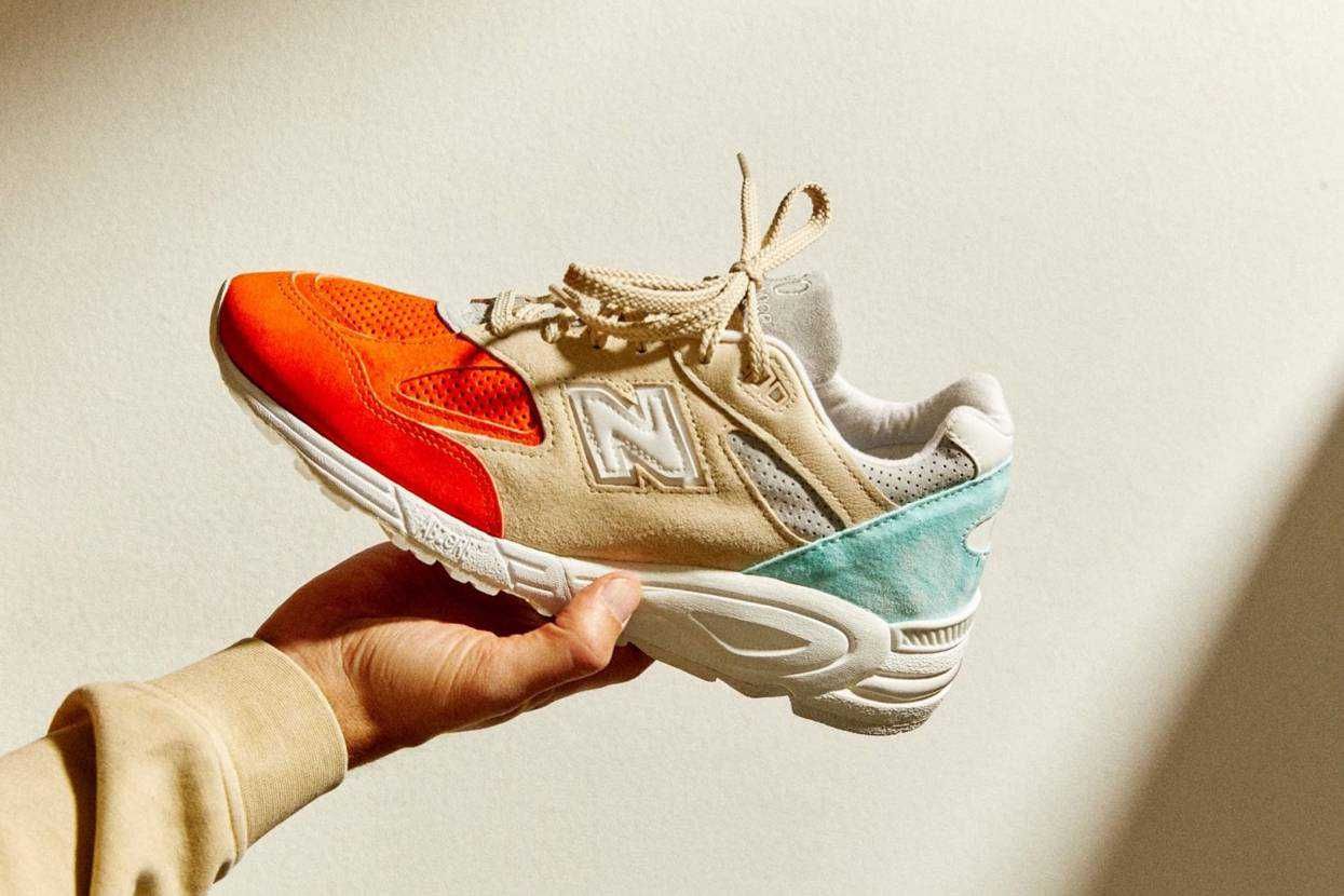 【スニダンで購入可】6/17発売 KITH × New Balance 990V2 "Cyclades" 抽選/定価/販売店舗まとめ 3枚目