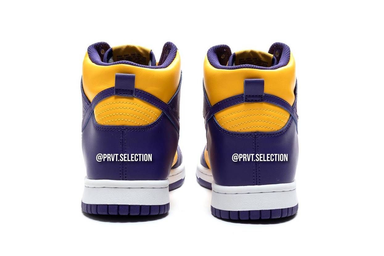 【スニダンで購入可】8/20発売 Nike Dunk High "Lakers" 抽選/定価/販売店舗まとめ 3枚目