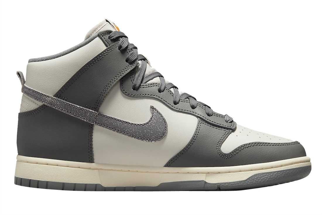 【スニダンで購入可】6/18発売 Nike Dunk High Retro SE VNTG "Light Bone and Tumbled Grey" 抽選/定価/販売店舗まとめ 4枚目
