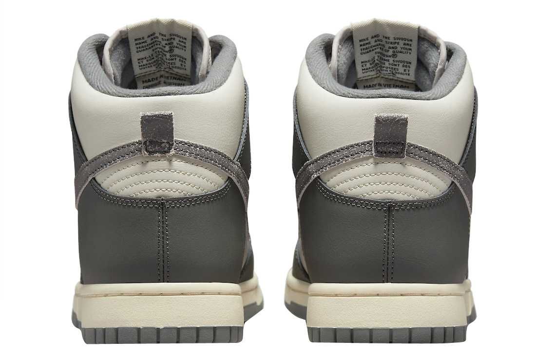 【スニダンで購入可】6/18発売 Nike Dunk High Retro SE VNTG "Light Bone and Tumbled Grey" 抽選/定価/販売店舗まとめ 5枚目