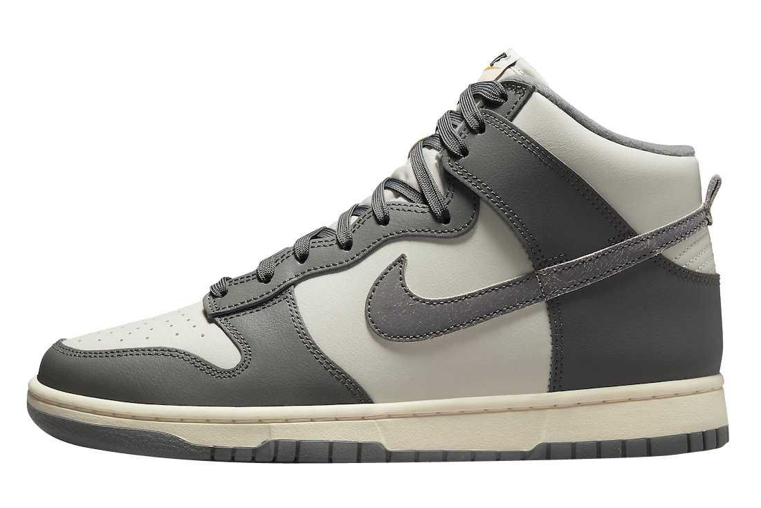 【スニダンで購入可】6/18発売 Nike Dunk High Retro SE VNTG "Light Bone and Tumbled Grey" 抽選/定価/販売店舗まとめ 3枚目