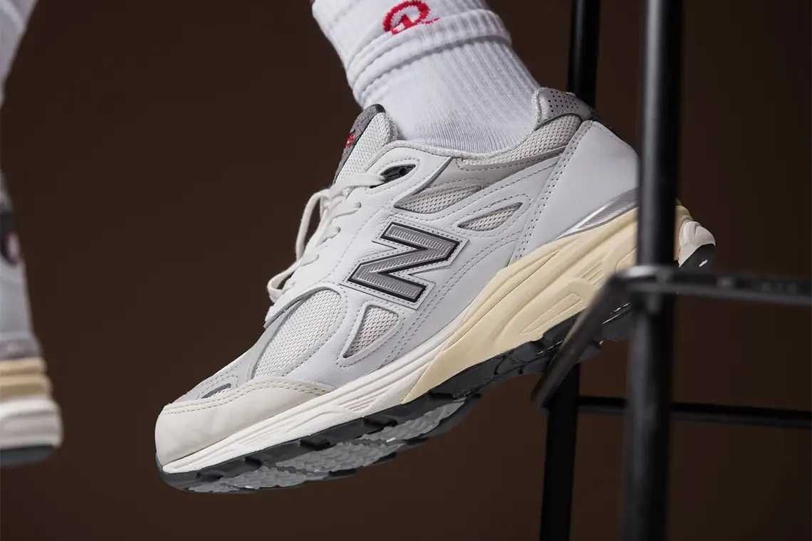 【スニダンで購入可】7/9・7/13発売 New Balance 990V3 "Sea Salt/Rain Cloud" 抽選/定価/販売店舗まとめ 2枚目