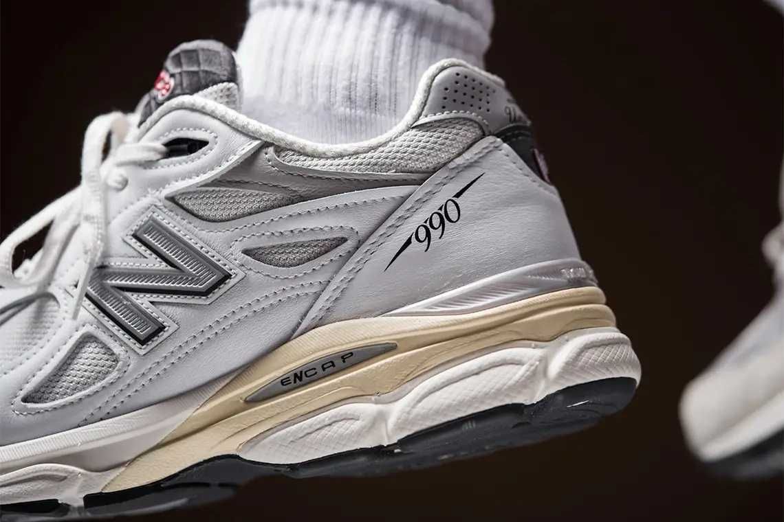 【スニダンで購入可】7/9・7/13発売 New Balance 990V3 "Sea Salt/Rain Cloud" 抽選/定価/販売店舗まとめ 3枚目