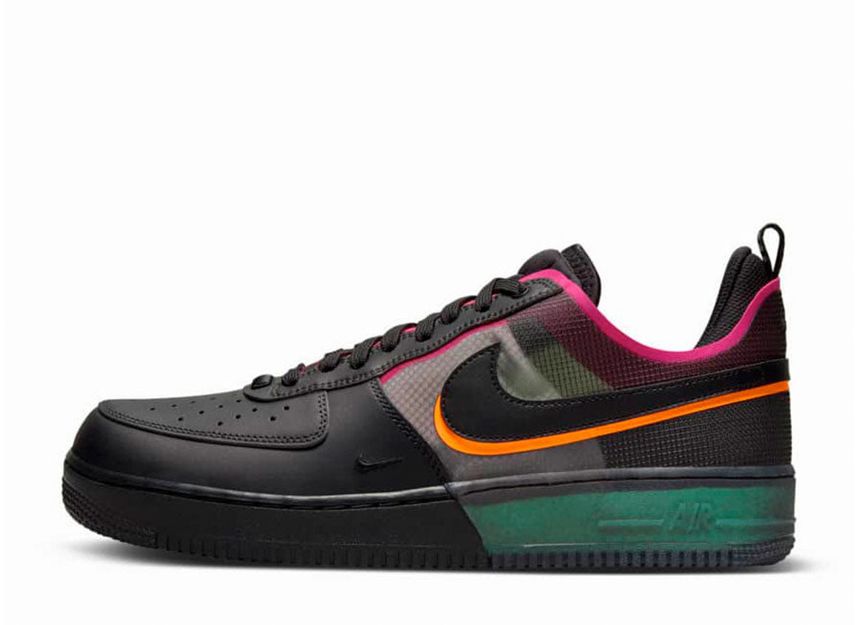 Air force 1 low pink top orange black just do it
