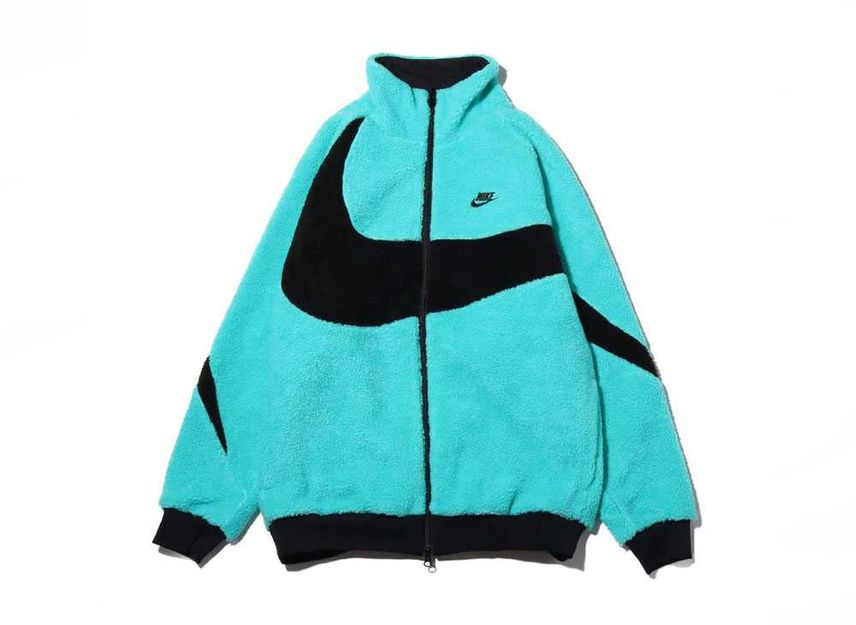 Nike Full Zip Big Swoosh Boa Jacket