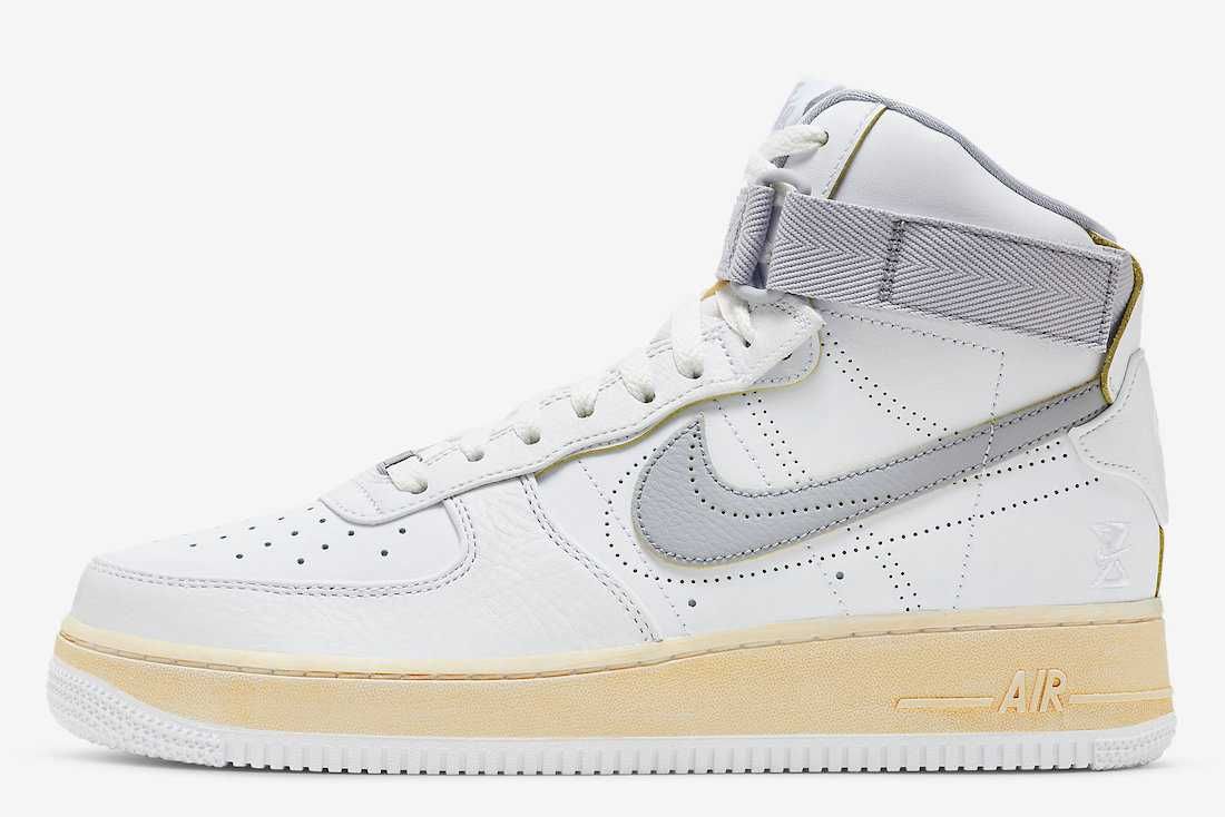 【リーク】Nike Air Force 1 High "White/Grey" 抽選/定価/販売店舗まとめ 2枚目