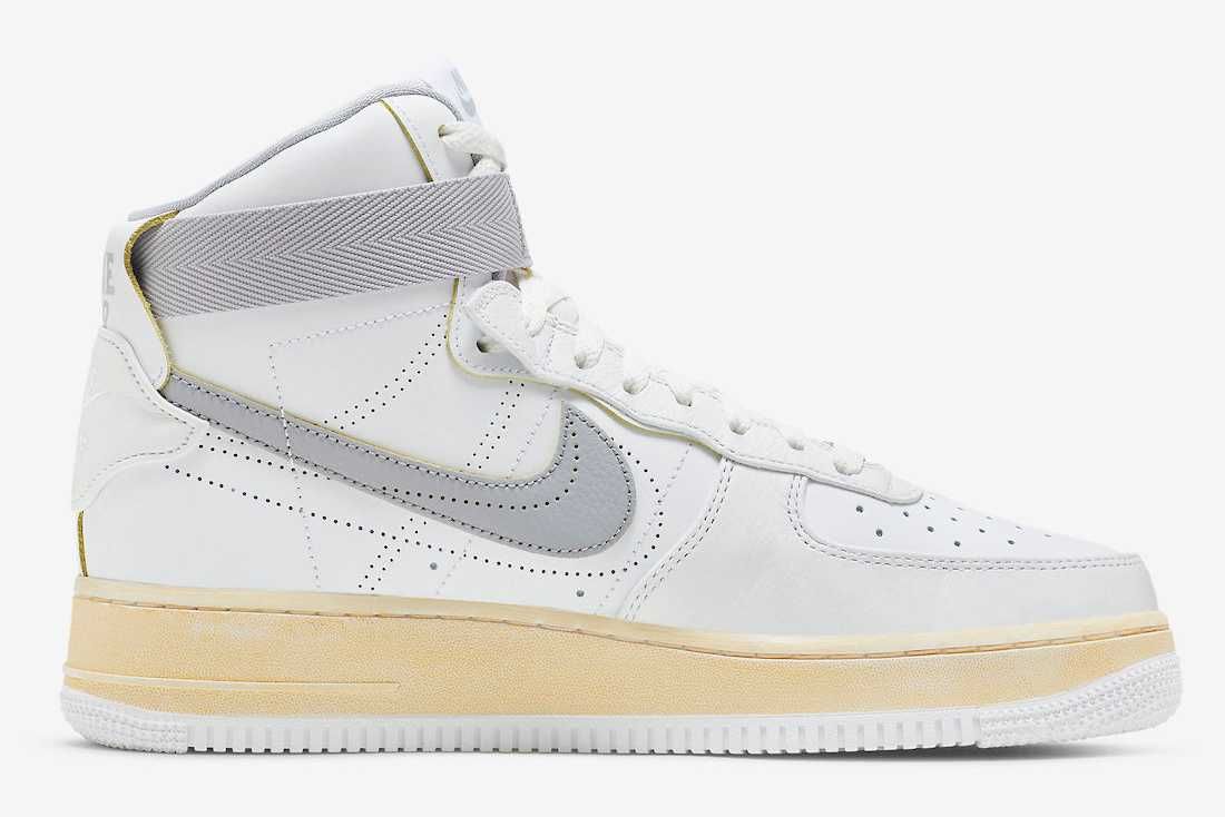 【リーク】Nike Air Force 1 High "White/Grey" 抽選/定価/販売店舗まとめ 3枚目