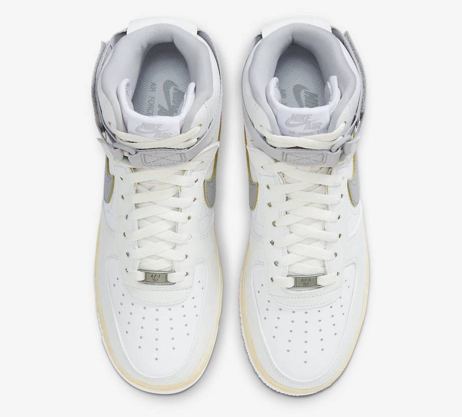 【リーク】Nike Air Force 1 High "White/Grey" 抽選/定価/販売店舗まとめ 5枚目