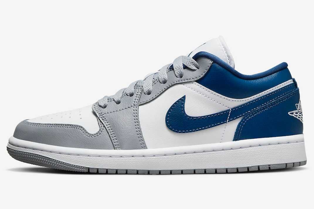 【スニダンで購入可】7/11発売 Nike WMNS Air Jordan 1 Low "Grey and Blue" 抽選/定価/販売店舗まとめ 7枚目