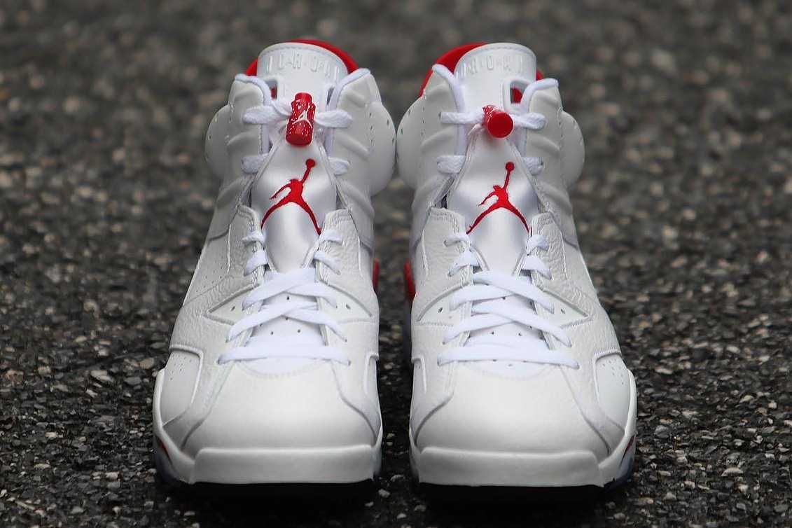 【スニダンで購入可】6/4発売 Nike Air Jordan 6 "White and University Red/Red Oreo" 抽選/定価/販売店舗まとめ 2枚目