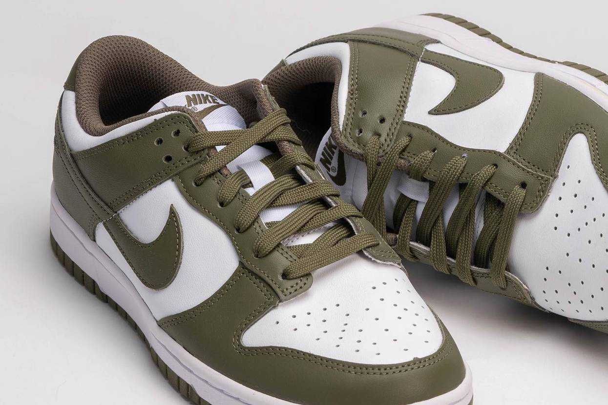 【スニダンで購入可】8/24発売 Nike WMNS Dunk Low "Medium Olive" 抽選/定価/販売店舗まとめ 7枚目