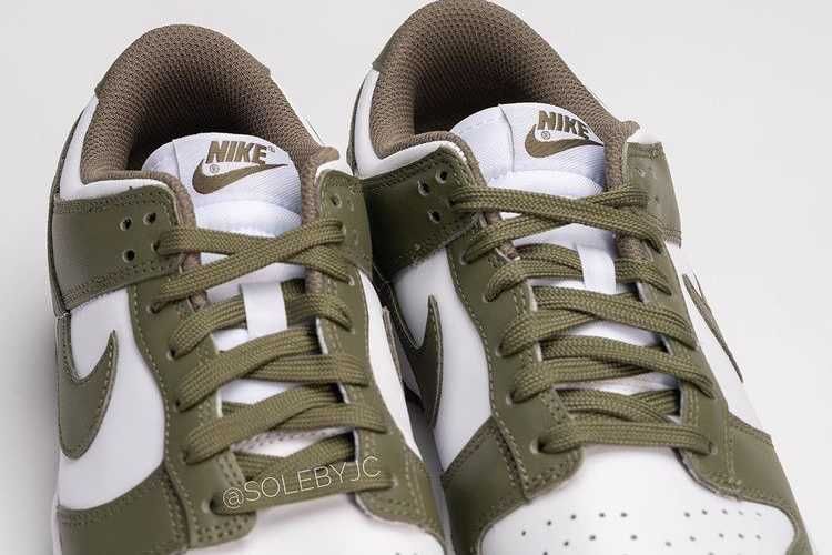 【スニダンで購入可】8/24発売 Nike WMNS Dunk Low "Medium Olive" 抽選/定価/販売店舗まとめ 8枚目