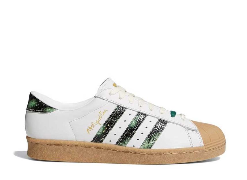 Adidas superstar all white snakeskin cheap