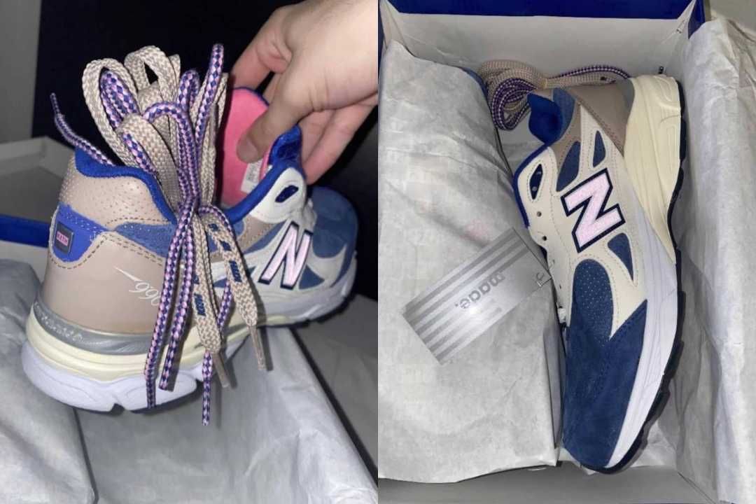 【スニダンで購入可】6/16発売 KITH × New Balance 990V3 "Daytona" 抽選/定価/販売店舗まとめ 5枚目