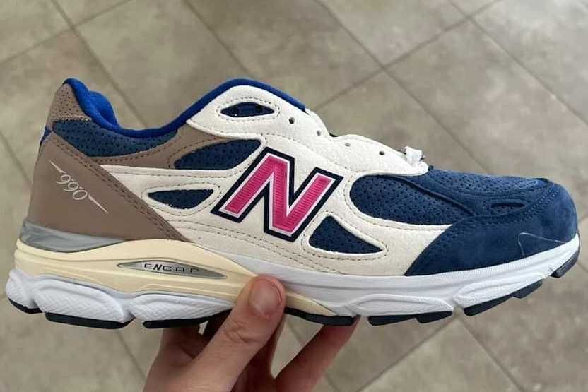【スニダンで購入可】6/16発売 KITH × New Balance 990V3 "Daytona" 抽選/定価/販売店舗まとめ 3枚目