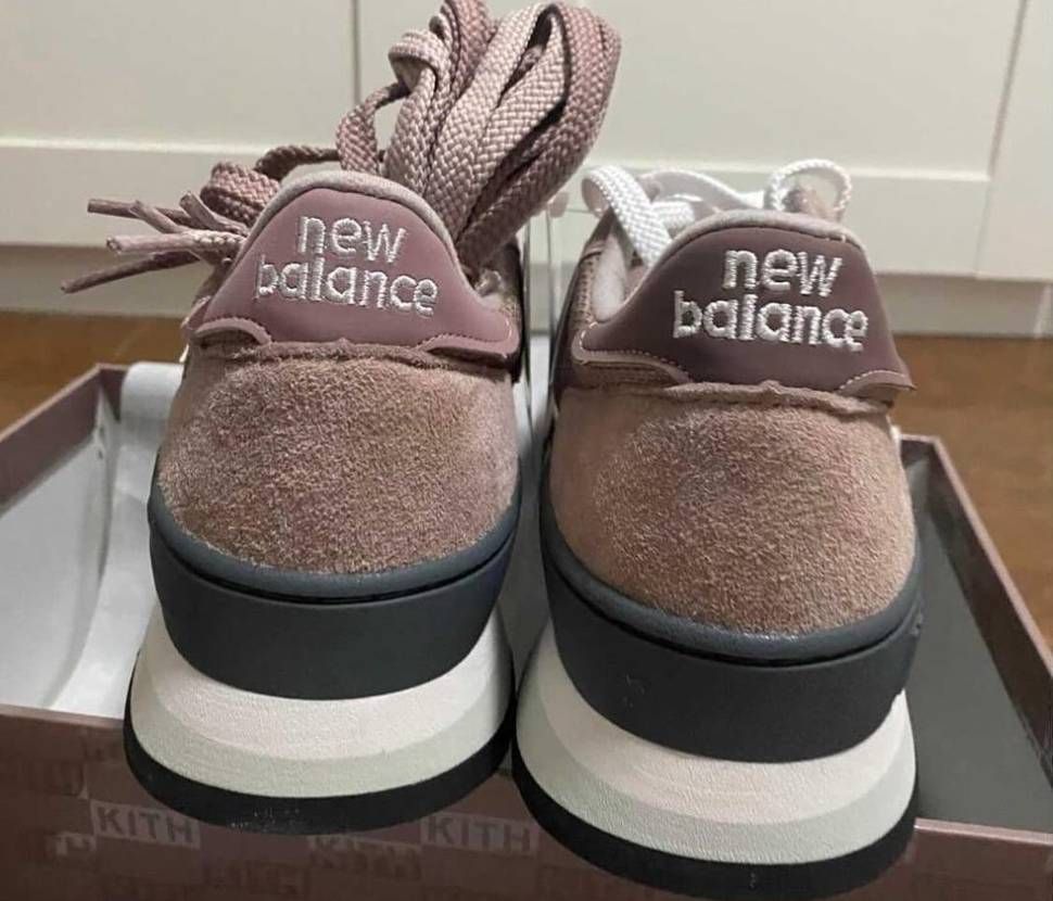 【スニダンで購入可】6/18発売 KITH × New Balance 990V1 "Dusty Rose" 抽選/定価/販売店舗まとめ 5枚目