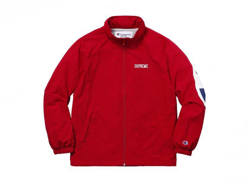 Supreme champion track jacket red outlet