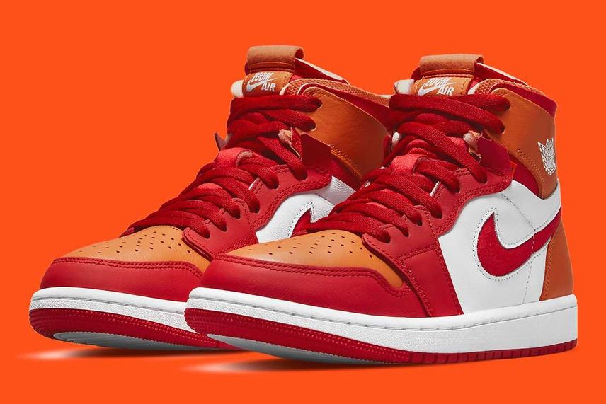【販売リンクあり】近日発売 Nike WMNS Air Jordan 1 Zoom Comfort "Fire Red/Hot Curry" 抽選/定価/販売店舗まとめ