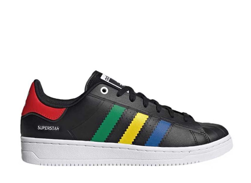 Adidas superstar black multi on sale