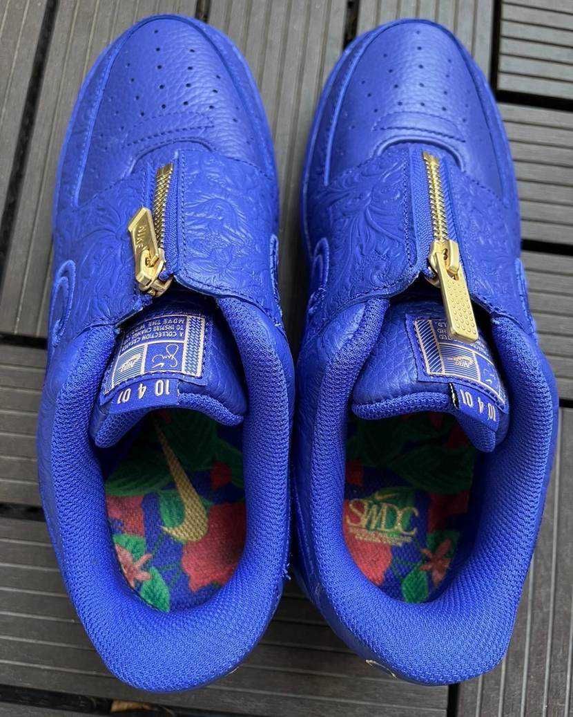 【販売リンクあり】近日発売 Serena Williams × Nike Air Force 1 Low "Lapis/Metallic Gold" 抽選/定価/販売店舗まとめ 9枚目