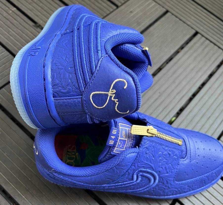 【販売リンクあり】近日発売 Serena Williams × Nike Air Force 1 Low "Lapis/Metallic Gold" 抽選/定価/販売店舗まとめ 8枚目