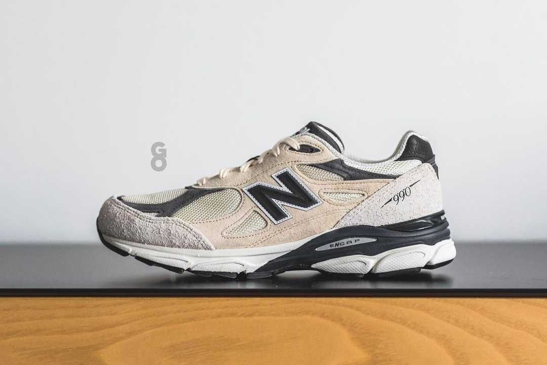 【スニダンで購入可】6/30・7/6発売 New Balance 990V3 "Moonbeam" 抽選/定価/販売店舗まとめ 2枚目