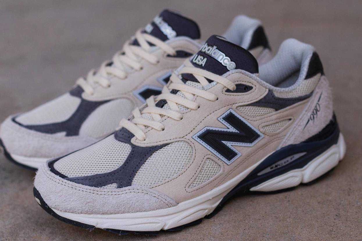 【スニダンで購入可】6/30・7/6発売 New Balance 990V3 "Moonbeam" 抽選/定価/販売店舗まとめ 3枚目