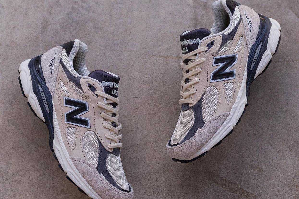 【スニダンで購入可】6/30・7/6発売 New Balance 990V3 "Moonbeam" 抽選/定価/販売店舗まとめ 4枚目