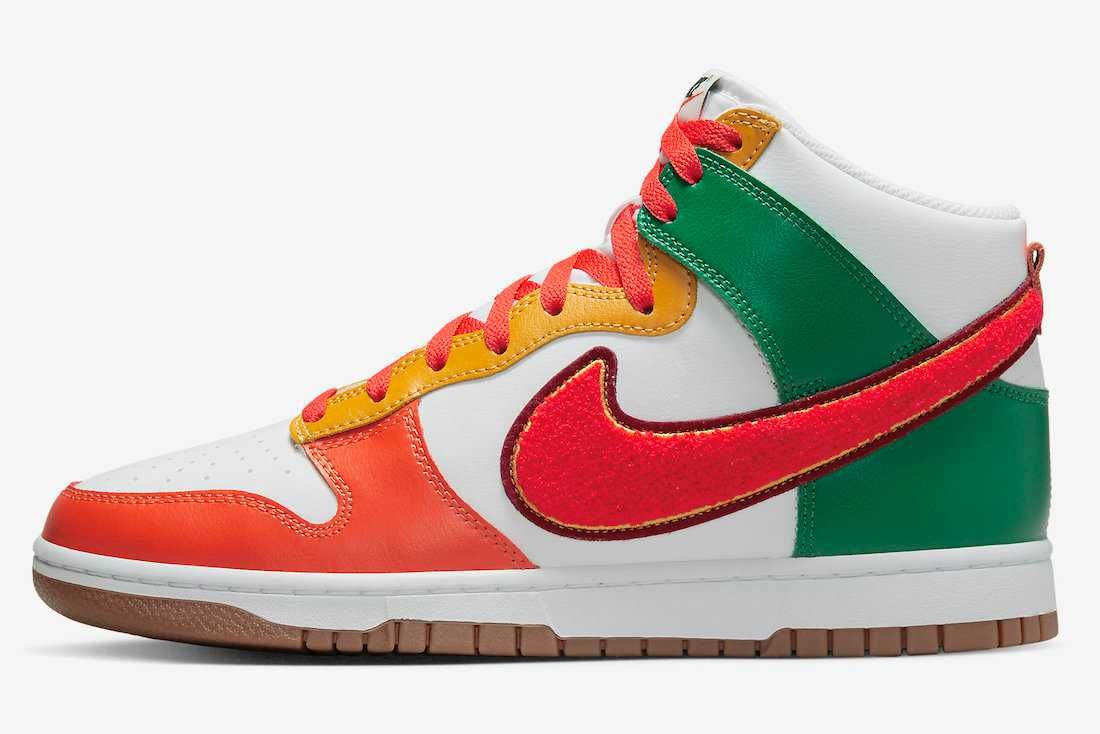 【スニダンで購入可】7/15発売 Nike Dunk High University "Habanero Red" 抽選/定価/販売店舗まとめ 2枚目