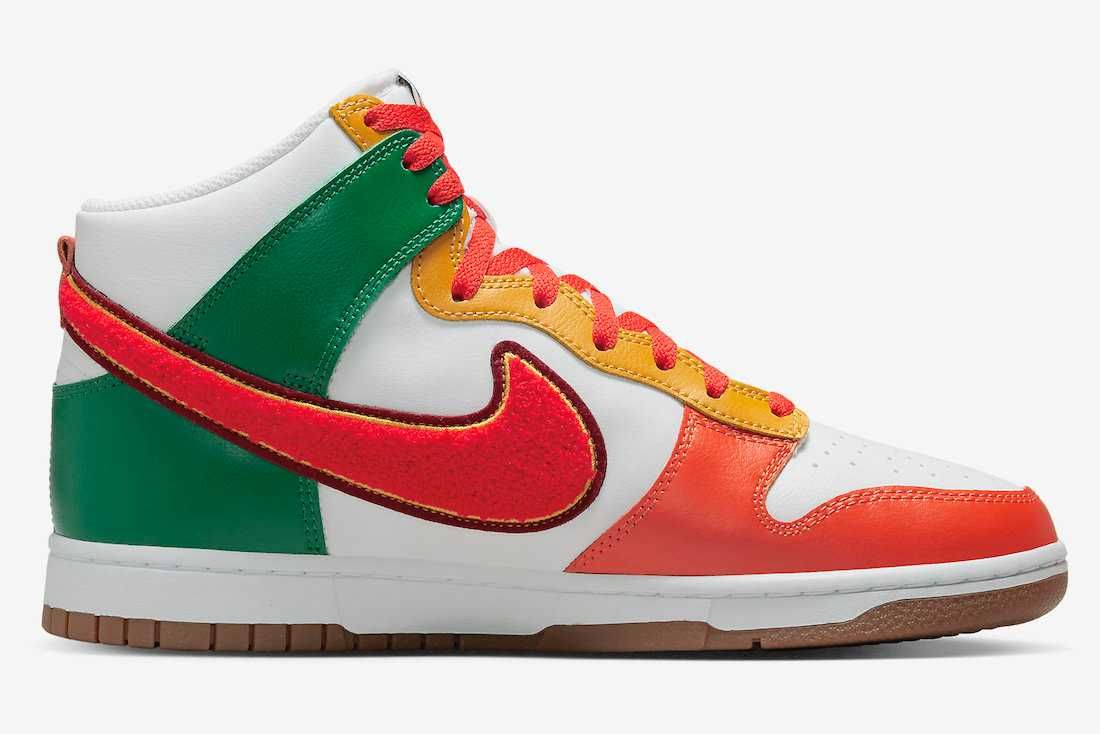 【スニダンで購入可】7/15発売 Nike Dunk High University "Habanero Red" 抽選/定価/販売店舗まとめ 3枚目