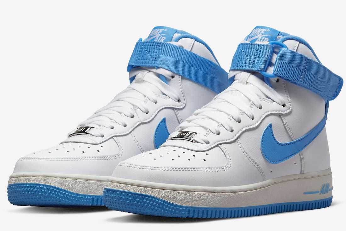 【スニダンで購入可】8/23発売 Nike WMNS Air Force 1 High "University Blue" 抽選/定価/販売店舗まとめ 5枚目