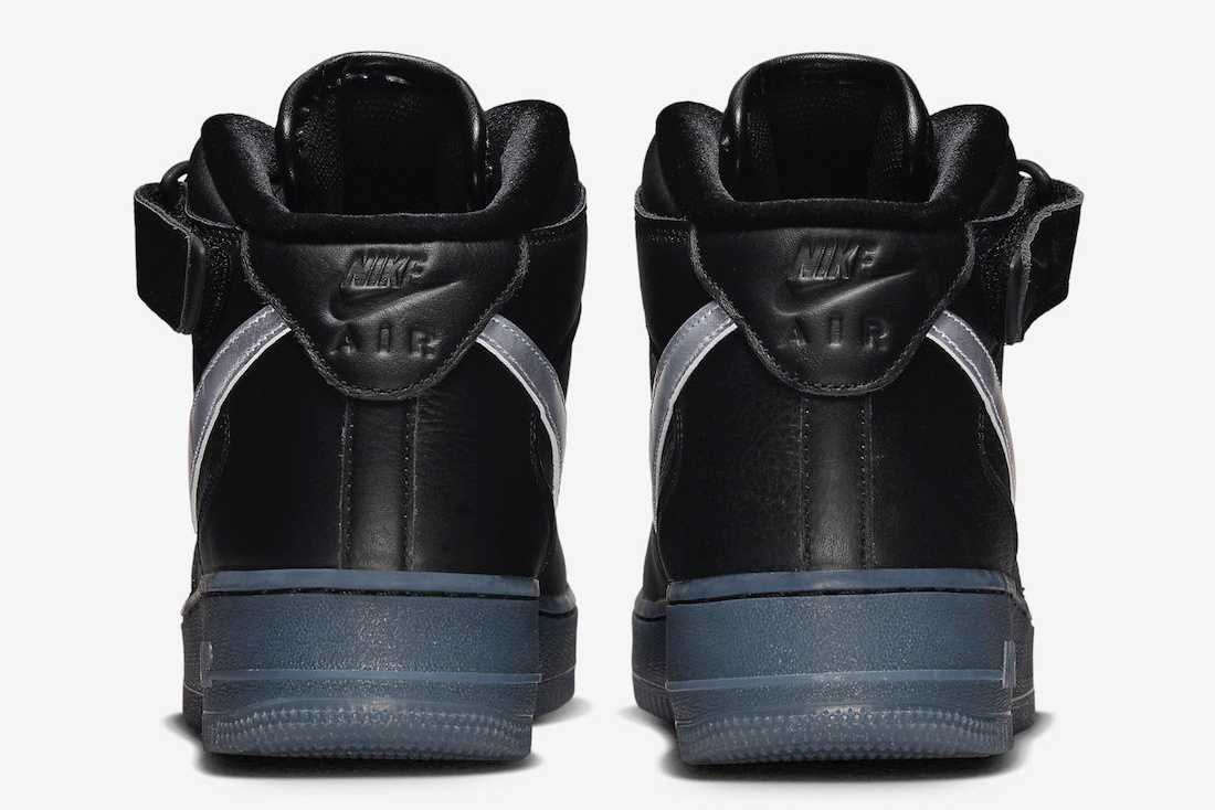 【リーク】Nike Air Force 1 Mid Premium "Black/Mettalic Silver" 抽選/定価/販売店舗まとめ 5枚目