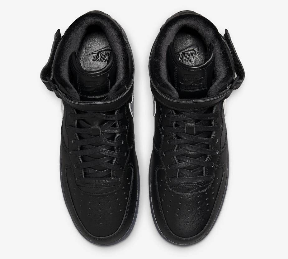【リーク】Nike Air Force 1 Mid Premium "Black/Mettalic Silver" 抽選/定価/販売店舗まとめ 4枚目