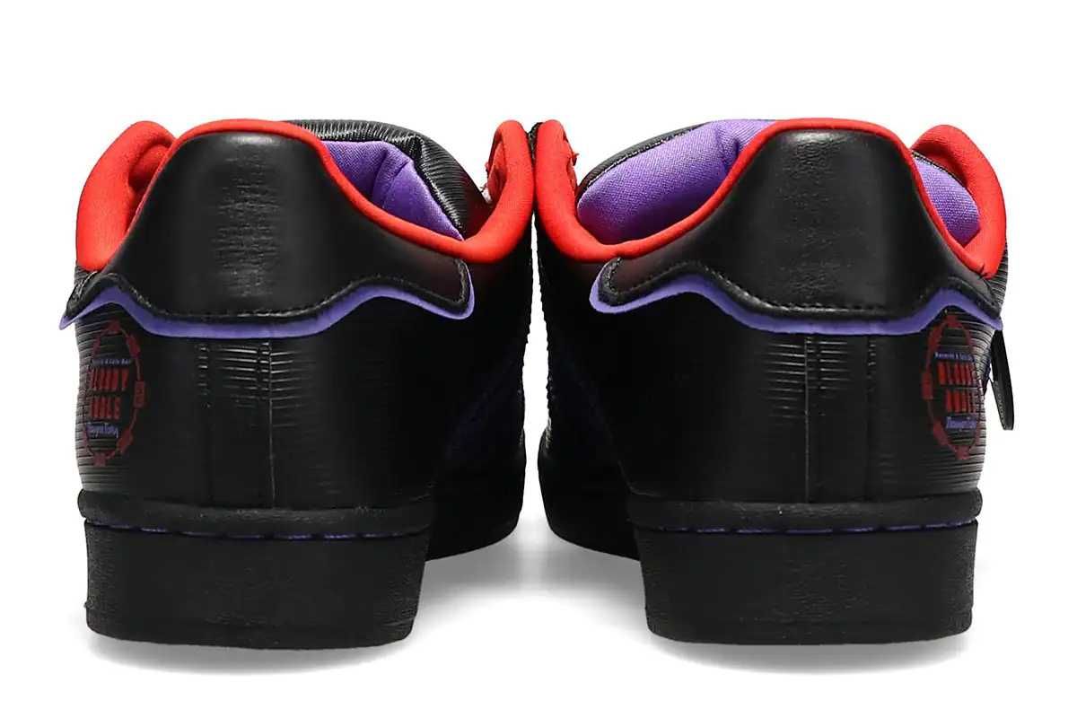 【スニダンで購入可】6/16発売 BLOODY ANGLE × adidas SST Laceless "Core Black/Red" 抽選/定価/販売店舗まとめ 3枚目