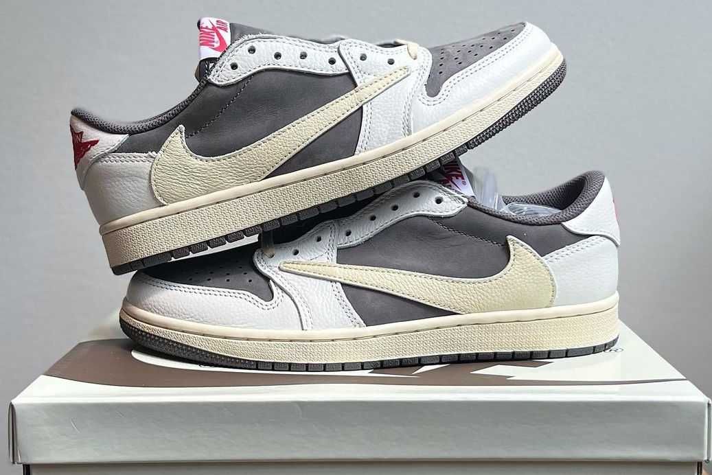 【スニダンで購入可】7/21発売 Travis Scott × Nike Air Jordan 1 Low "Reverse Mocha/Sail and Ridgerock" 抽選/定価/販売店舗まとめ 12枚目
