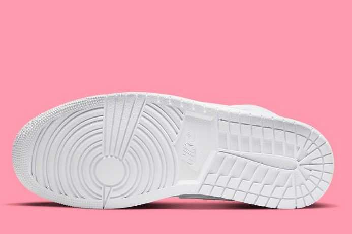 【スニダンで購入可】8/9発売 Nike WMNS Air Jordan 1 Mid "Triple White" 抽選/定価/販売店舗まとめ 8枚目