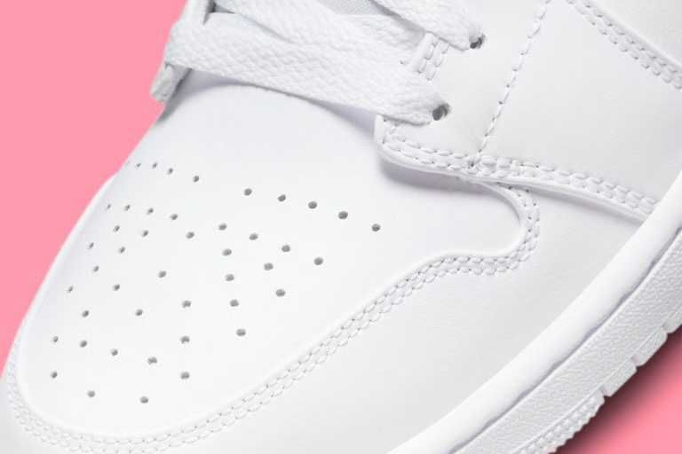 【スニダンで購入可】8/9発売 Nike WMNS Air Jordan 1 Mid "Triple White" 抽選/定価/販売店舗まとめ 6枚目