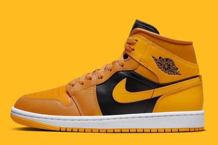 【販売リンクあり】8/5発売 Nike WMNS Air Jordan 1 Mid "University Gold" 抽選/定価/販売店舗まとめ 2枚目