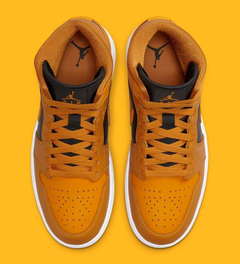 【販売リンクあり】8/5発売 Nike WMNS Air Jordan 1 Mid "University Gold" 抽選/定価/販売店舗まとめ 4枚目