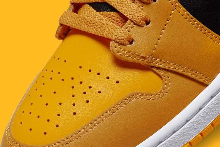 【販売リンクあり】8/5発売 Nike WMNS Air Jordan 1 Mid "University Gold" 抽選/定価/販売店舗まとめ 6枚目