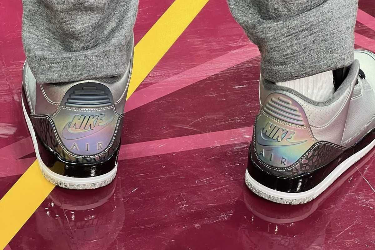 【ニュース】NBAオールスターゲームにてFat JoeがNike Air Jordan 3 "Space Hippie"のサンプルを着用 3枚目