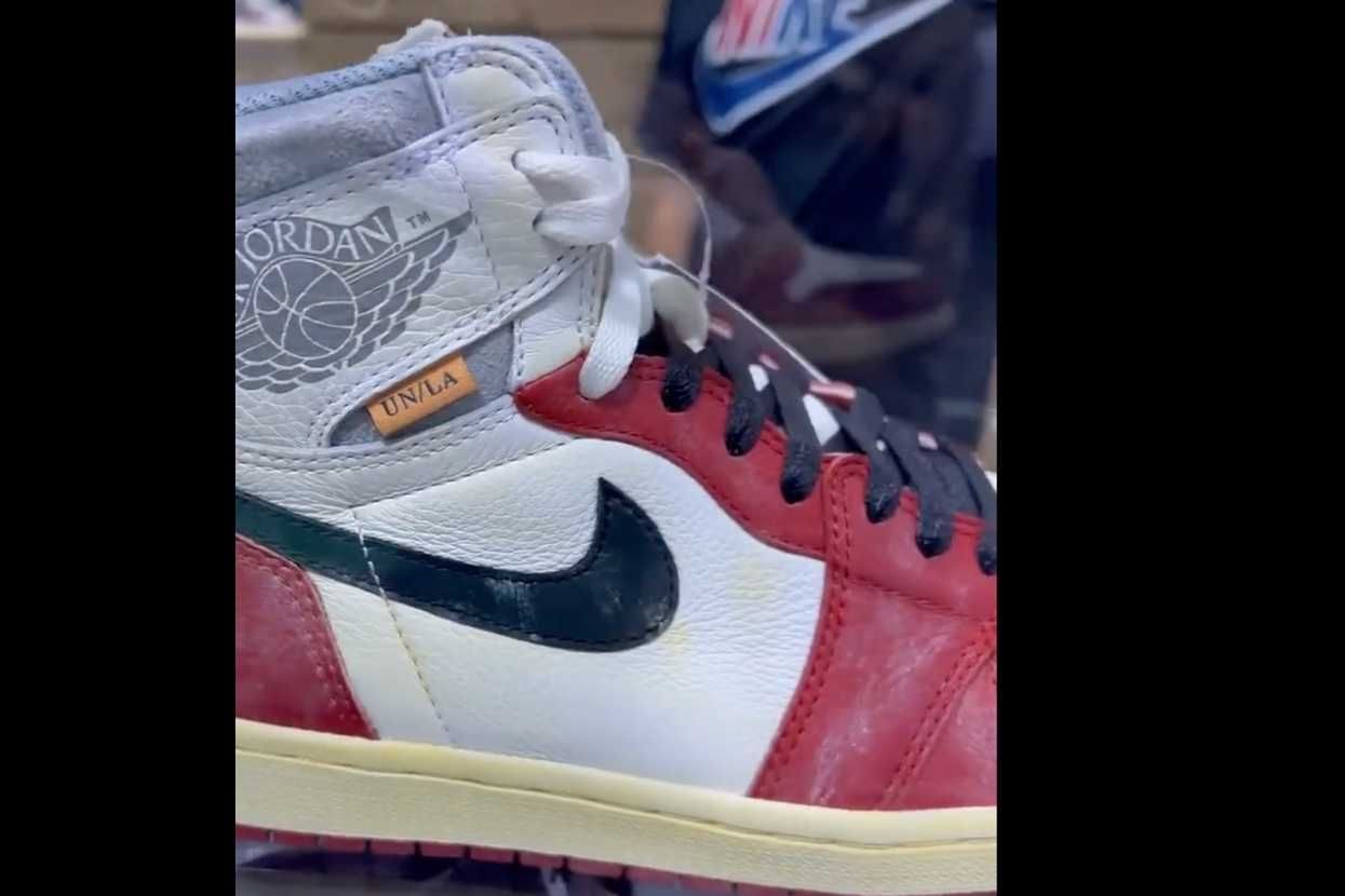 【ニュース】未発売のサンプルモデルであるUnion × Nike Air Jordan 1 High "Chicago"の画像が公開 2枚目