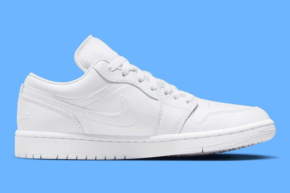【スニダンで購入可】9/14発売 Nike WMNS Air Jordan 1 Low "Triple White" 抽選/定価情報 3枚目
