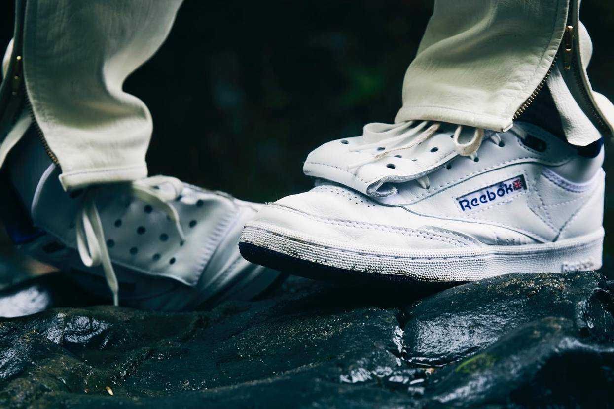 【スニダンで購入可】6/17発売 Mountain Research × Reebok CLUB C MID II MR "White/Blue" 抽選/定価/販売店舗まとめ 6枚目