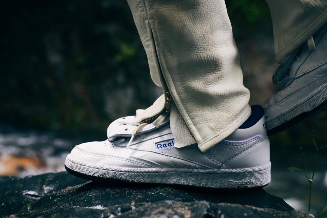 【スニダンで購入可】6/17発売 Mountain Research × Reebok CLUB C MID II MR "White/Blue" 抽選/定価/販売店舗まとめ 2枚目