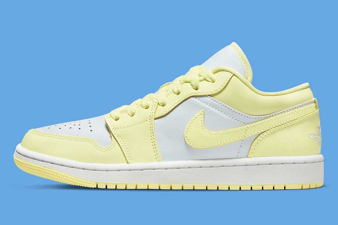 【スニダンで購入可】7/29発売 Nike WMNS Air Jordan 1 Low "Lemon Twist" 抽選/定価/販売店舗まとめ 2枚目