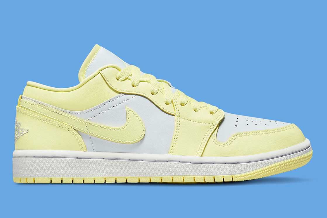 【スニダンで購入可】7/29発売 Nike WMNS Air Jordan 1 Low "Lemon Twist" 抽選/定価/販売店舗まとめ 3枚目
