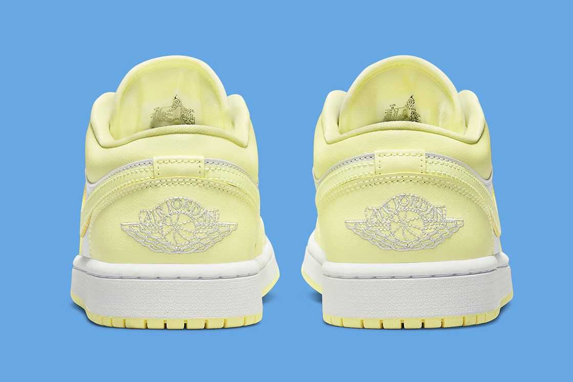 【スニダンで購入可】7/29発売 Nike WMNS Air Jordan 1 Low "Lemon Twist" 抽選/定価/販売店舗まとめ 5枚目